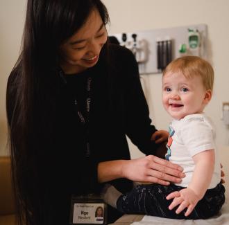 Resident Physician and Baby 2